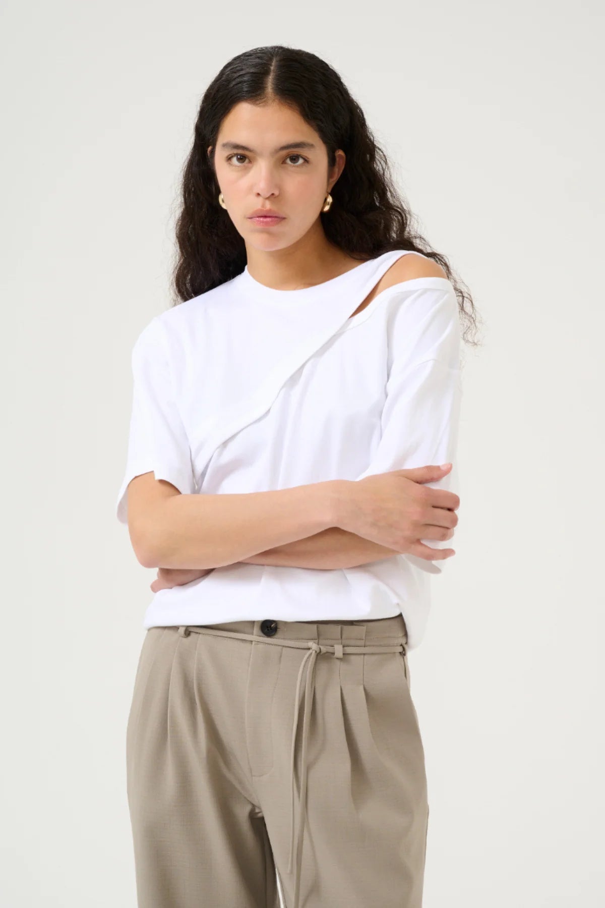Karen By Simonsen Renee Hole Tee | White