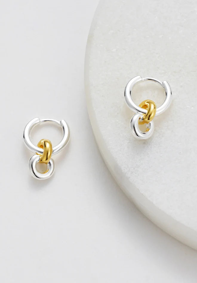 Zafino Daisy Earring | Gold Silver