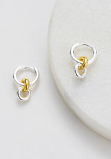 Zafino Daisy Earring | Gold Silver