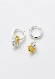 Zafino Daisy Earring | Gold Silver