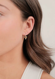 Zafino Daisy Earring | Gold Silver