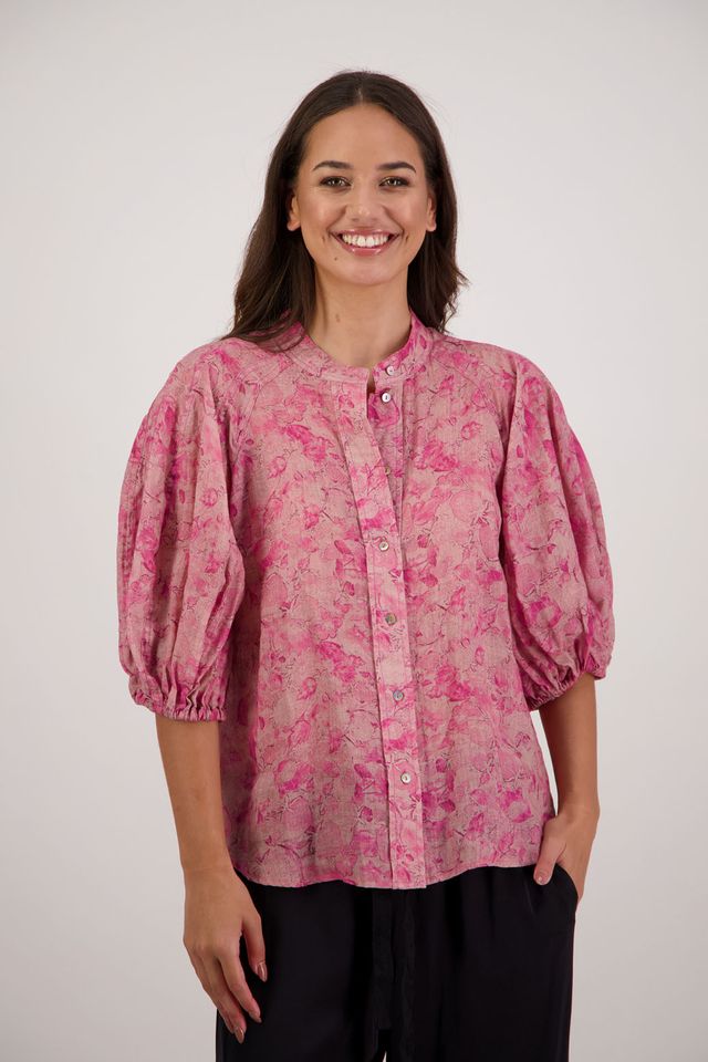 Briarwood Harlow Top | Pink Floral