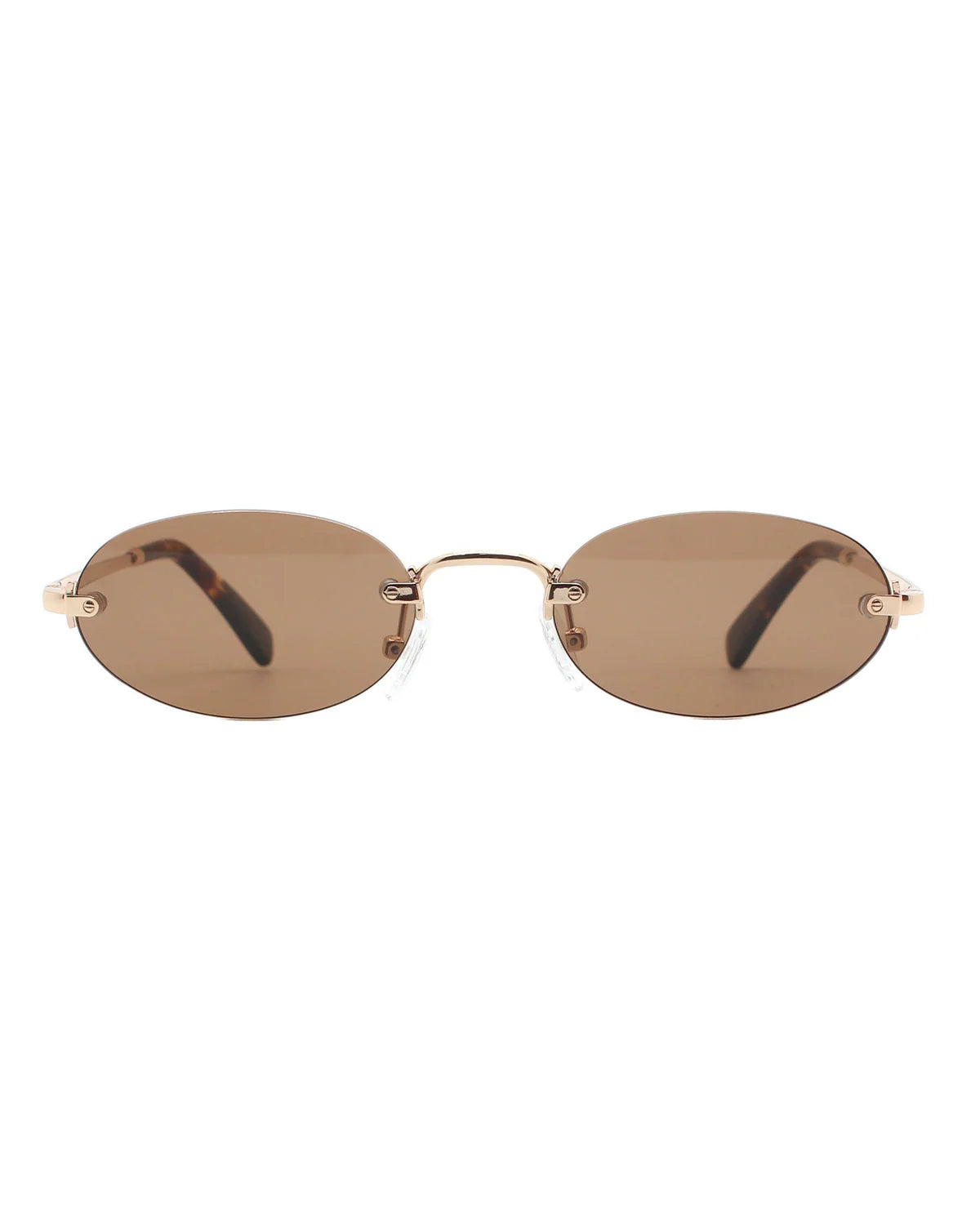 Reality Paradiso Sunglasses | Gold Brown