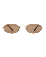 Reality Paradiso Sunglasses | Gold Brown