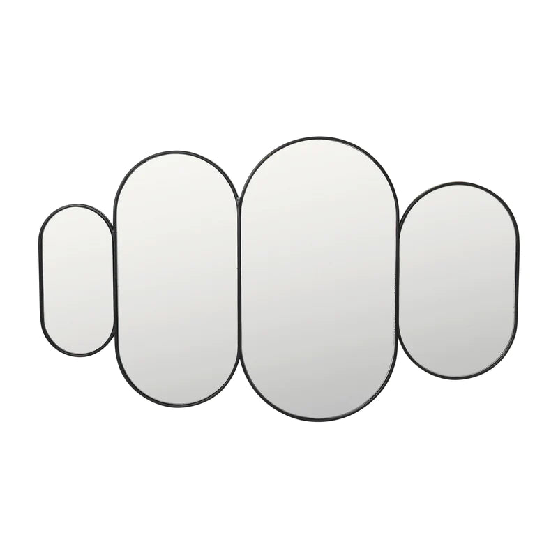 Broste Copenhagen Pelle Mirror | Black