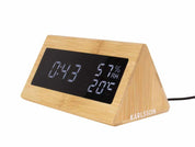 Karlsson Digital Alarm Clock | Triangle Bamboo