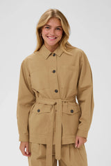 St Tropez Parker Jacket | Tigers Eye