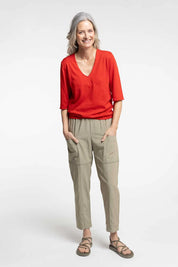 New Lands Excellent Trouser | Taupe