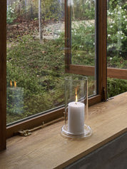 Citta Cascade Hurricane Lamp | Large Clear