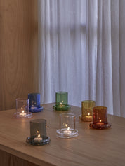 Citta Cascade Hurricane Lamp | Small Clear
