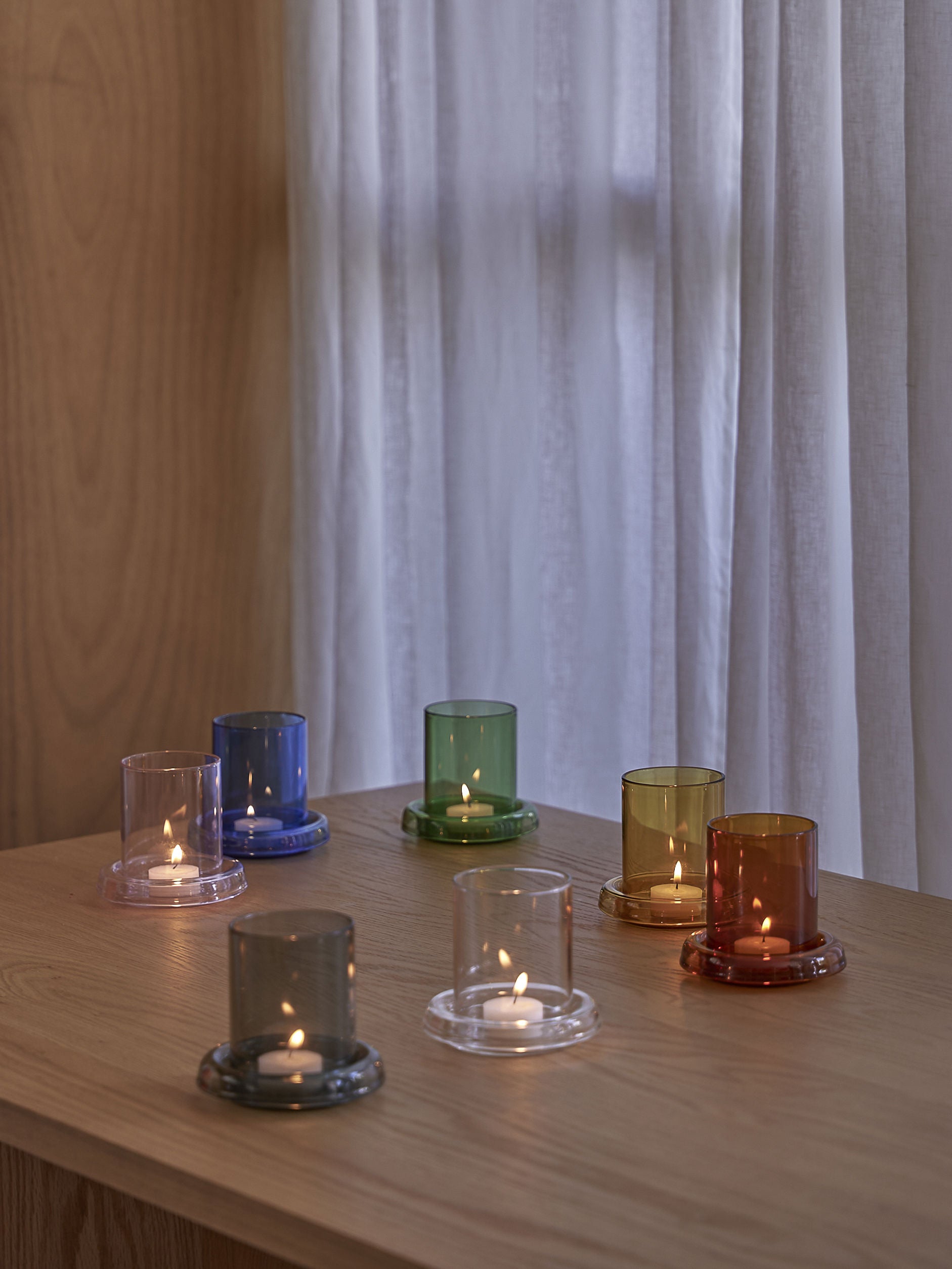 Citta Cascade Hurricane Lamp | Small Clear