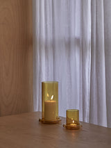 Citta Cascade Hurricane Lamp | Small Honey