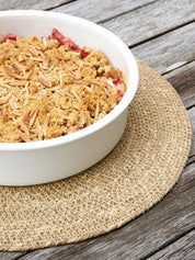 Citta Enamel Round Baking Tray | Medium White