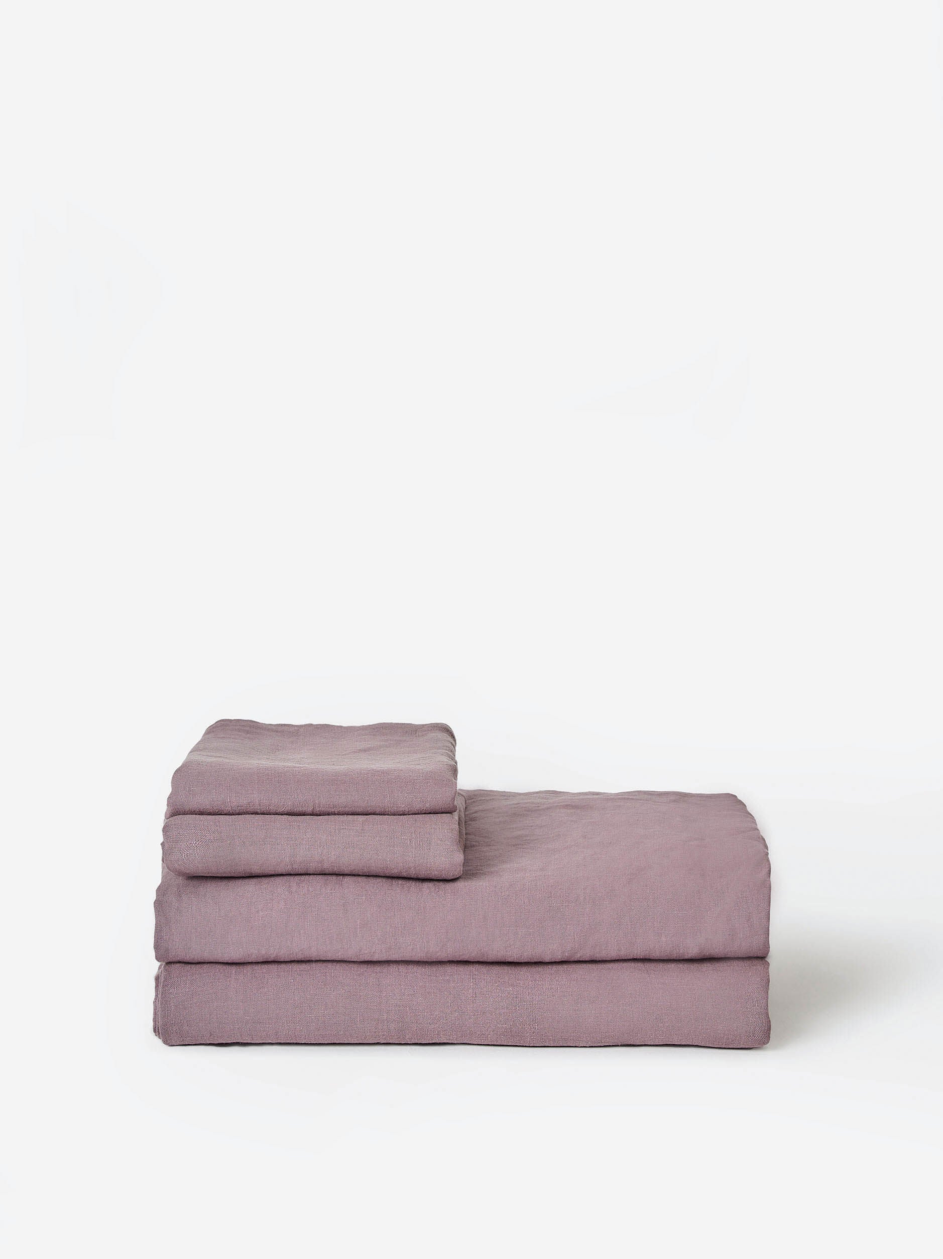 Citta Lupin Linen Flat Sheet | Lupin