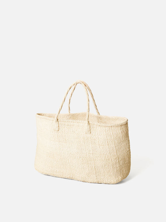 Citta Sisal Oval Basket | Cream