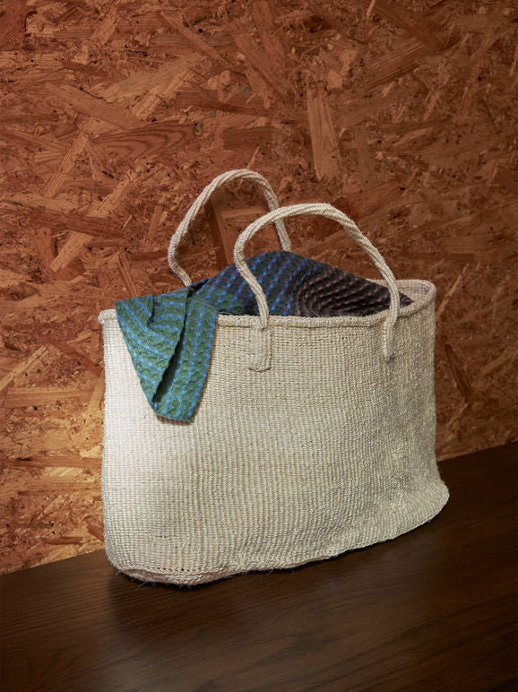 Citta Sisal Oval Basket | Cream