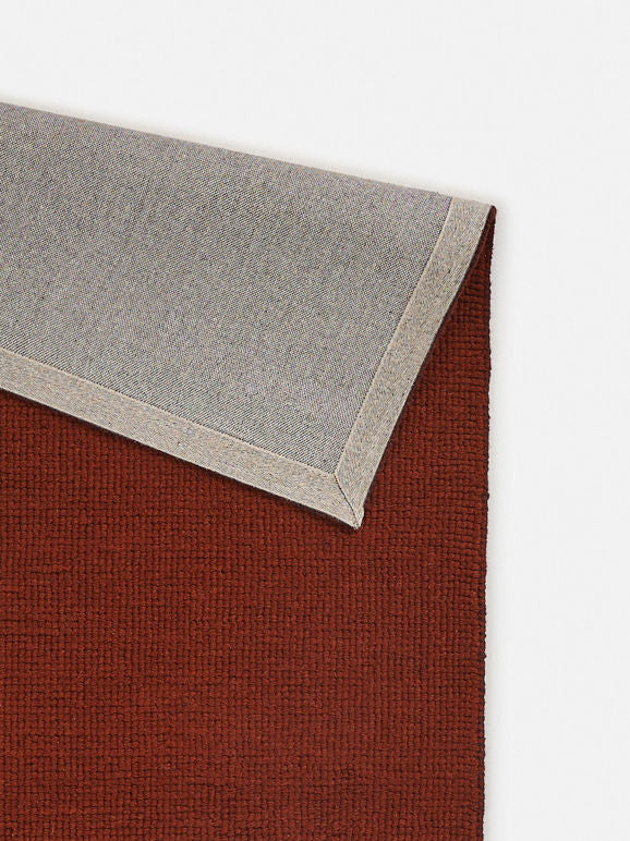 Citta Joni Wool Door Mat Small Paprika | Mulberry