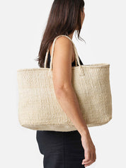 Citta Sisal Oval Basket | Cream