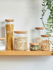 Citta Essentials Storage Jar Wooden Lid | 13x18