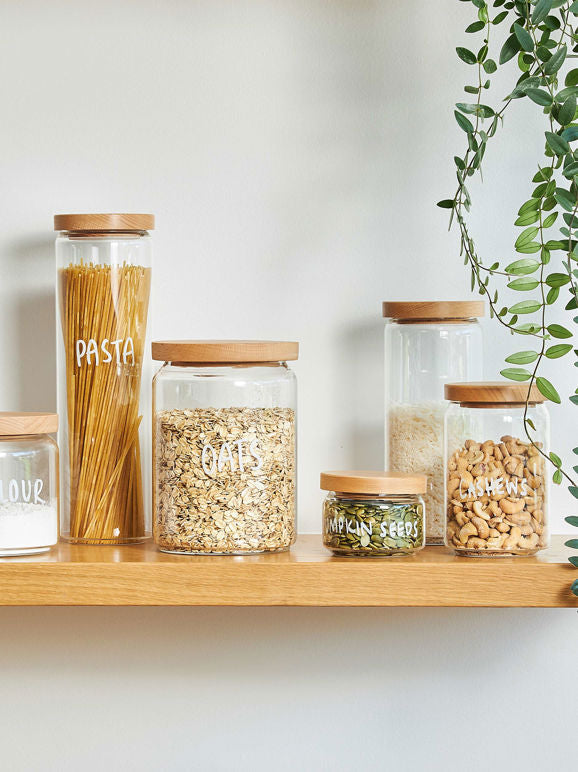 Citta Essentials Storage Jar Wooden Lid | 13x18