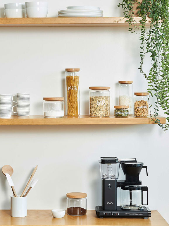 Citta Essentials Storage Jar Wooden Lid | 13x18