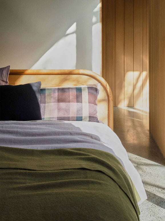 Citta Large Wool Blanket | Ivy