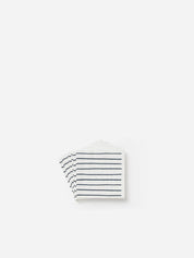 Citta Cocktail Napkin Pack 20 White | Navy