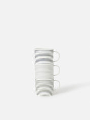 Citta Strip Coffee Cup | Navy White