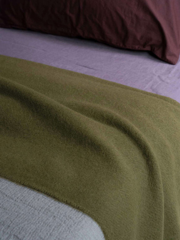 Citta Large Wool Blanket | Ivy