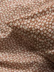Citta Forget Me Not Organic Cotton Duvet Cover | Toffee Nougat