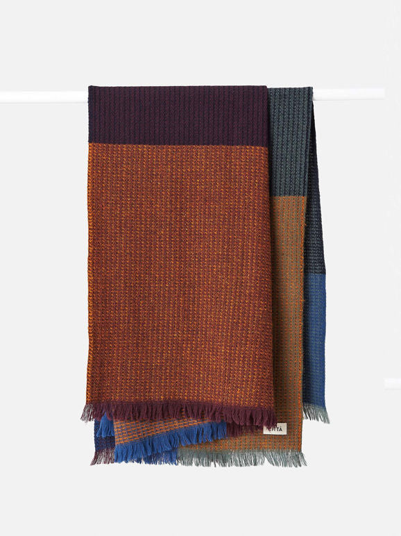 Citta Waffle Wool Blanket | Multi