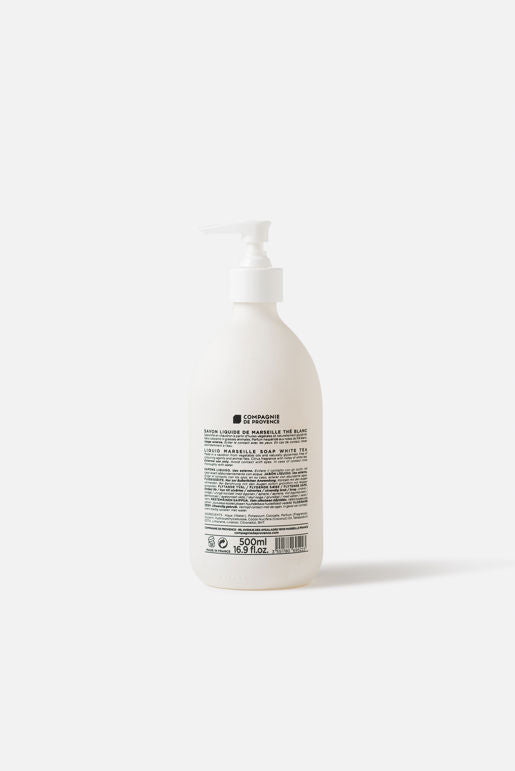 Savon Black & White Liquid Marseille Soap | White Tea Soap 500ml
