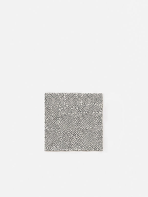 Citta Pois Dinner Napkin Pack 20 Black Dot