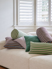 Citta Gene Bolster Cushion Cover | Mulberry Multi