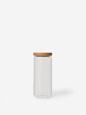 Citta Essentials Storage Jar Wooden Lid | 10x22