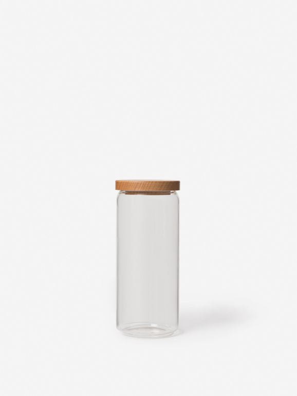 Citta Essentials Storage Jar Wooden Lid | 10x22