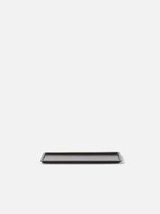 Citta Stoneware Tray | Matt Black Large