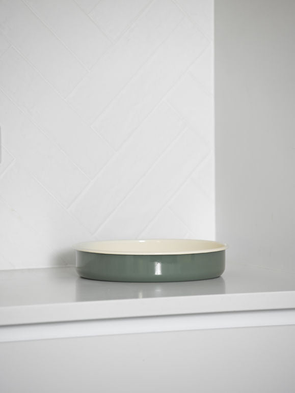 Citta Round Baking Tray | Olive Cream Large