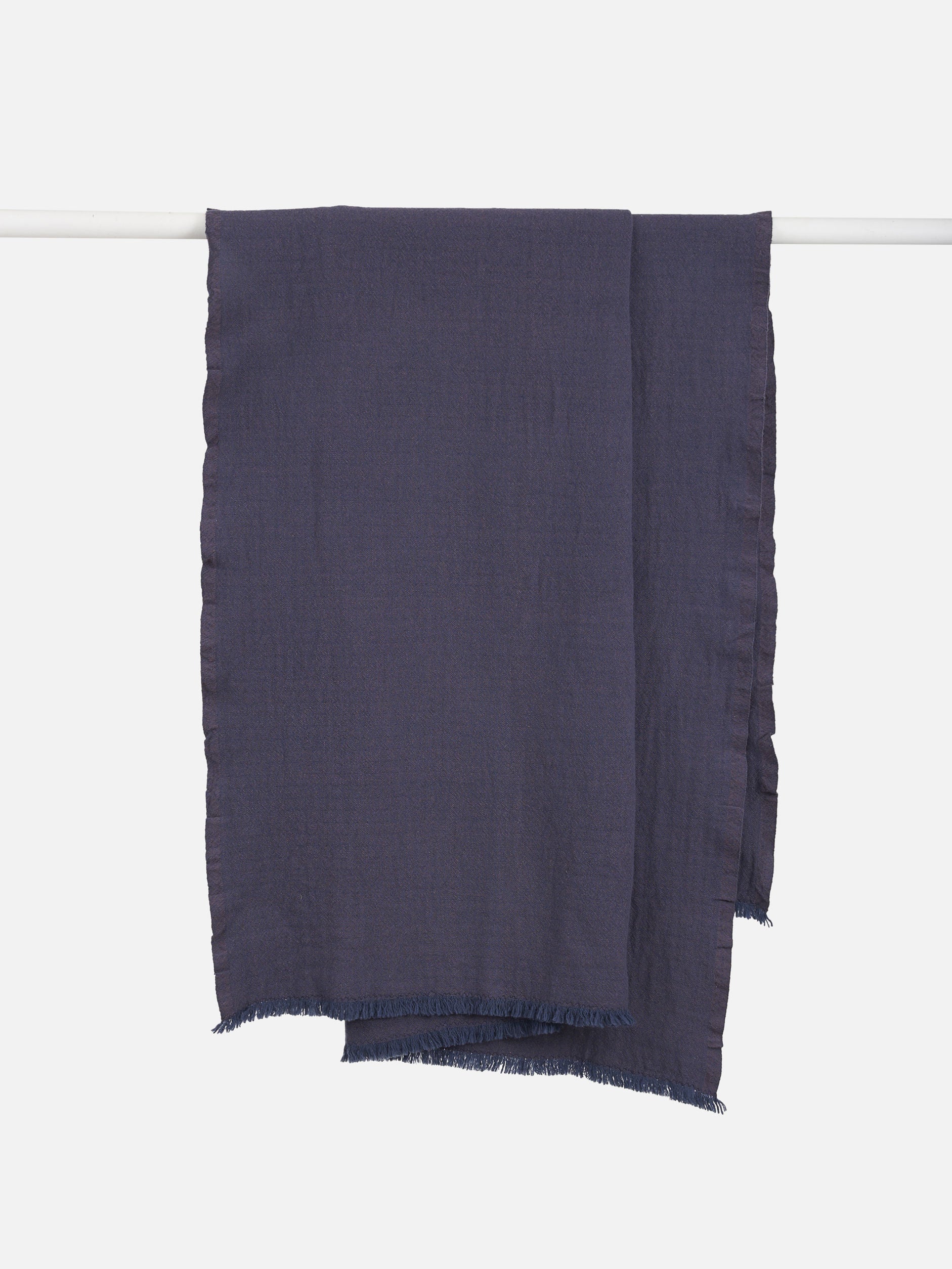 Citta  Oslo Lambswool Throw | Oxford Blue Lupin