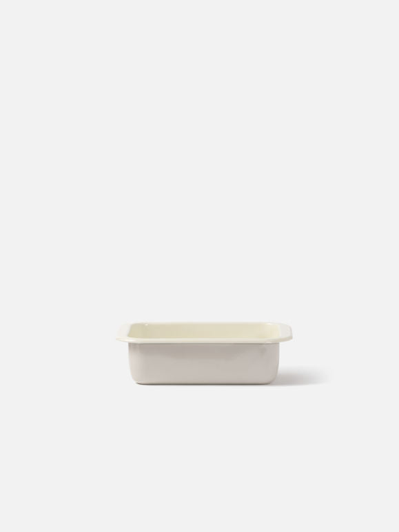 Citta Enamel Baking Tray | Light Grey Small