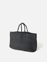 Citta Sisal Oval Basket | Charcoal