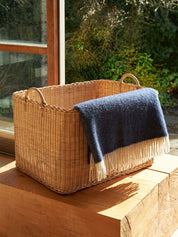 Citta Wool Throw | Navy