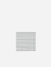 Citta Stripe Dinner Napkin White | Navy