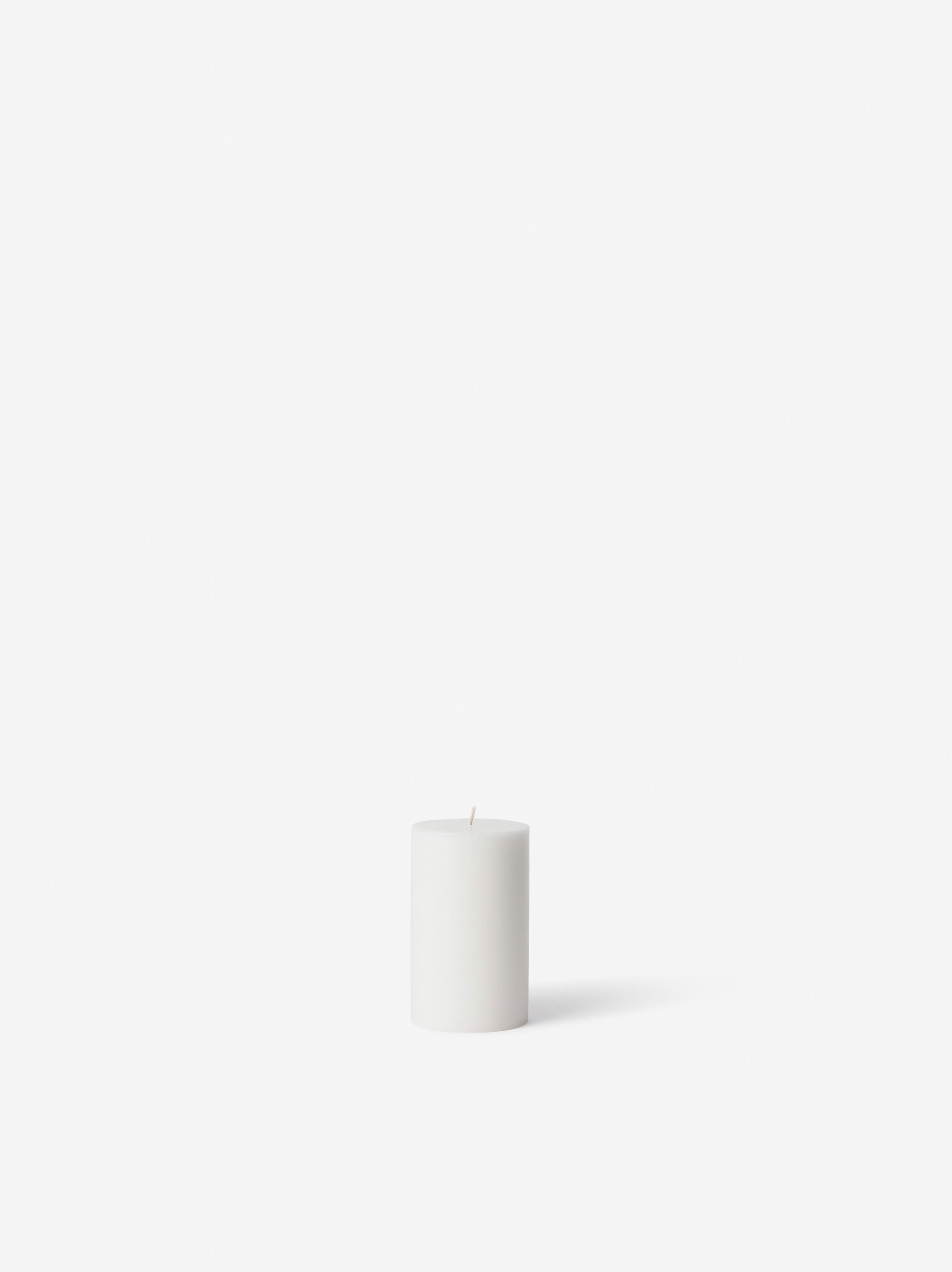Citta Pillar Candle | White Medium