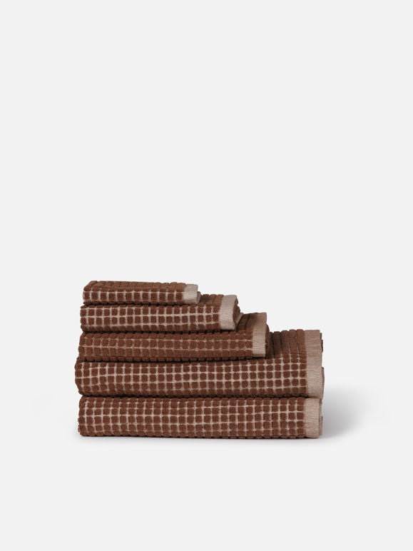 Citta Nero Face Cloth | Paprika Cream