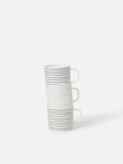 Citta Stripe Coffee Cup | Olive White