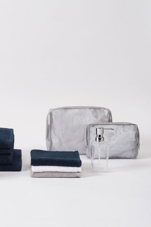Citta Classic Cotton Face Cloth | Navy
