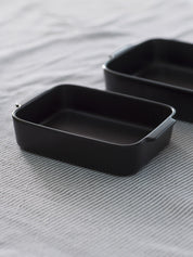 Citta Stoneware Baking Dish | Medium Matt Black