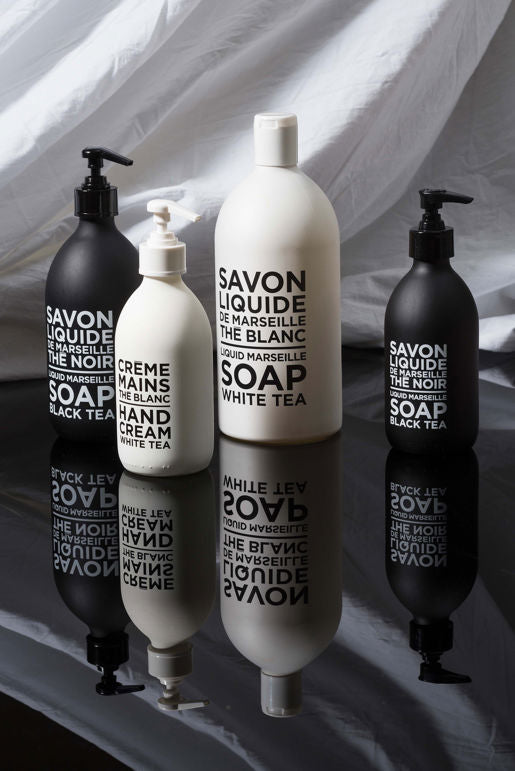 Compagnie de Provence Savon Black & White Liquid Marseille Soap | White Tea 300ml