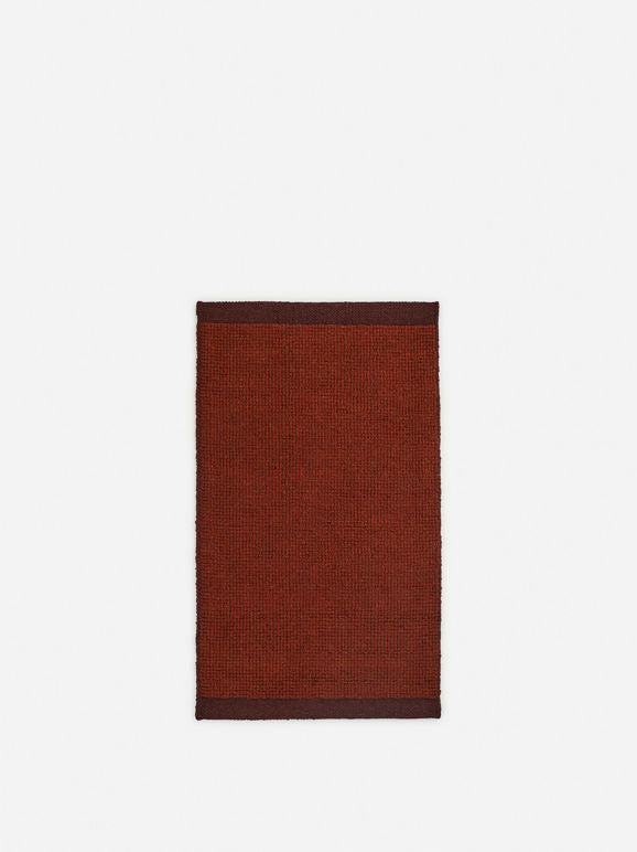 Citta Joni Wool Door Mat Small Paprika | Mulberry